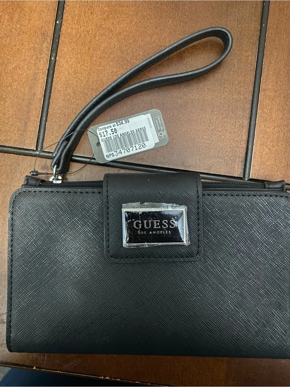 Guess- Abree Slg Phone Organizer Wristlet Clutch